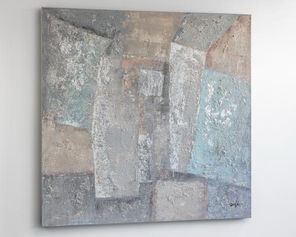 Cuadro PLANOS Schuller - Pintura 130x130 cm