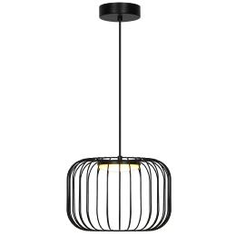 Colgante EGON Negro led 9w 500lm 3000k - ALEMAR