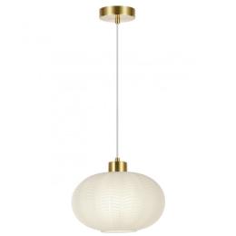 Colgante NAWA latón-opal 1 x 60w e-27 -  ALEMAR