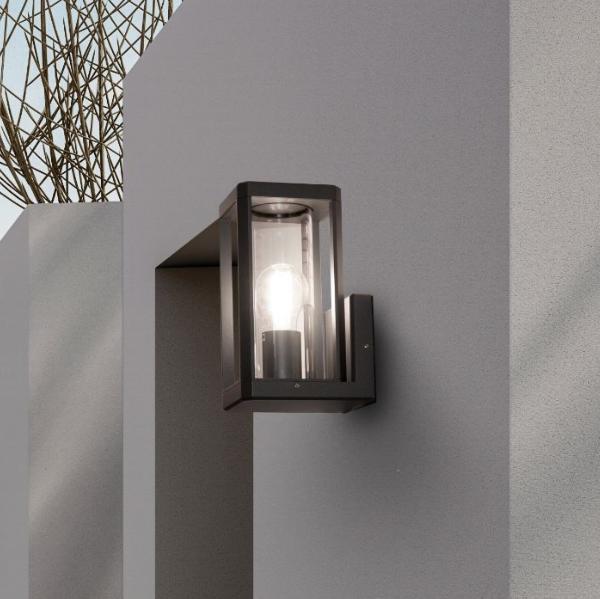 Aplique exterior Nevada Negro Mantra - 1 luz