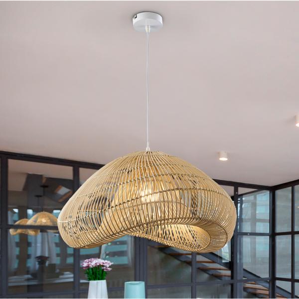 SABAH - LAMPARA RATAN NATURAL 55CM - SCHULLER