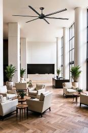 Ventilador Rotterdam 25 XXL Negro FARO - Ø250cm.