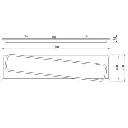 Plafon led MANTIS Blanco led 80w - ALEMAR