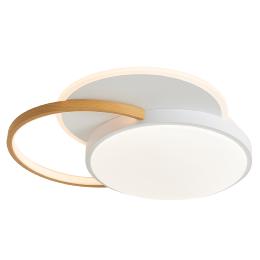 Plafon led TAIGO blanco-madera led 65w 8901lm 3000-4000-6000k - ALEMAR