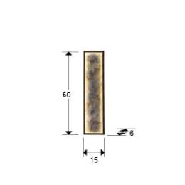 STONE- APLIQUE/PLAFON LED CCT-NEGRO L60 - SCHULLER