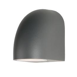 Aplique exterior Baldy Gris Oscuro - 1 luz Mantra