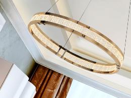 LORIAN- LAMPARA 1 ARO DORADO BRILLO - SCHULLER