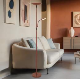 Pie de salon KOS terracota led 18w+5w 1900+470 3000-6500k - ALEMAR