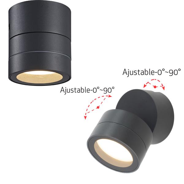 Aplique / Plafon exterior Saler Gris Oscuro - 1 luz Mantra