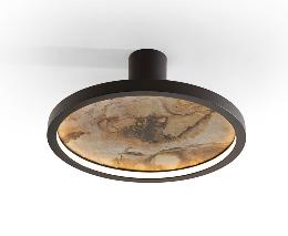 STONE APLIQUE - PLAFON LED CCT-NEGRO D32 - SCHULLER