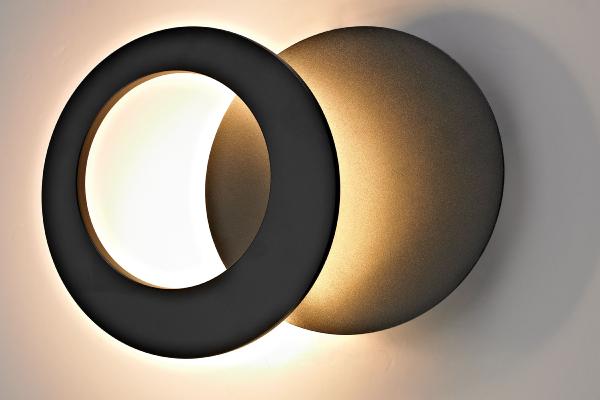 Aplique interior TORONTO Negro Mantra - Luz LED 