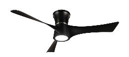 Ventilador Tianas Negro Fabrilamp - Motor DC Ø132cm