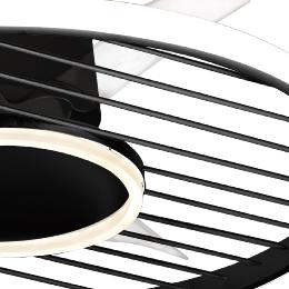 Ventilador Soho Mantra - Negro Motor DC Luz LED Ø66cm