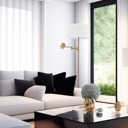 Pie salon BARACK laton - ALEMAR