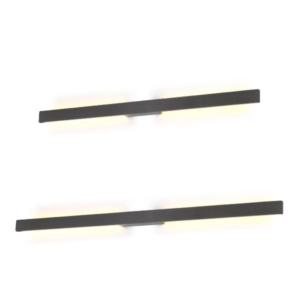 Aplique exterior Lotus Gris Oscuro Mantra - Luz LED 