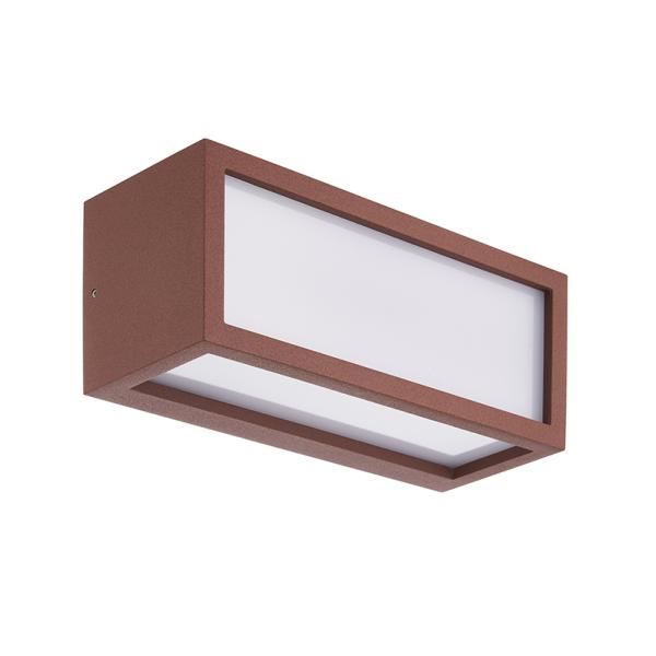 Aplique exterior UTAH Corten Mantra - Luz LED 