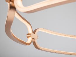 Lampara Colette Schuller - Oro rosa 80cm Ø. LED