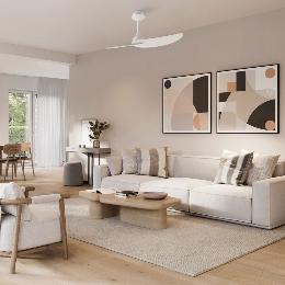 Ventilador IPANEMA II Blanco Mantra - Motor DC Ø106cm.