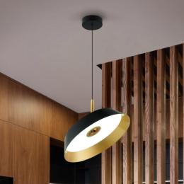 Lampara colgante VERTIGO Negro- Schuller - Luz LED