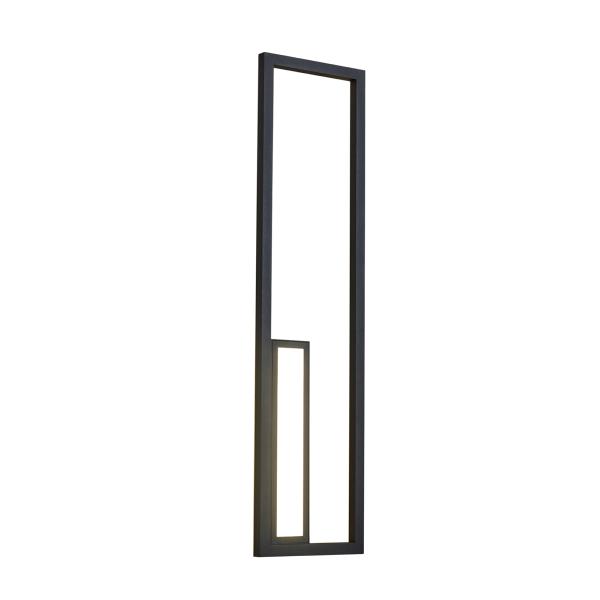 Aplique de Pared Boutique Mantra - Negro LED - 3 Tamaños