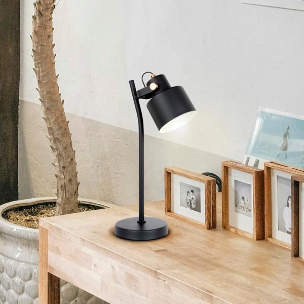 i3-ERIKA- SOBREMESA 1L NEGRO-COBRE - ILUMINACION i3 By SCHULLER