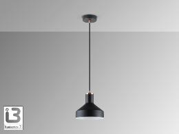 IRIAS LAMPARA 1L NEGRO-COBRE - ILUMINACION i3 By SCHULLER