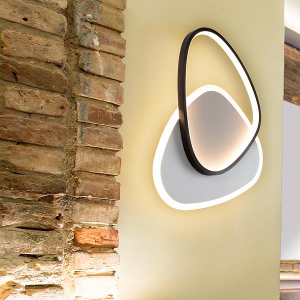 ROMO APLIQUE BLANCO-NEGRO - SCHULLER