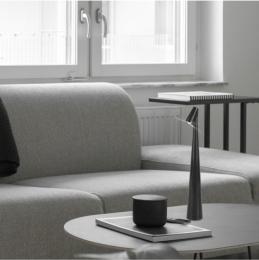 Sobremesa Belice Negro Alemar Bateria - Iluminación LED