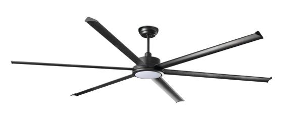 Ventilador Rotterdam 25 XXL Luz LED Negro FARO - Ø250cm.