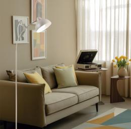 Pie salon NIU beig 1 x 60w e-27 - ALEMAR