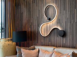 Aplique de pared GRAFOS Pequeño - Schuller - Luz LED