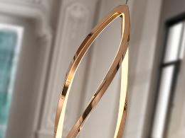 ADELE- LAMPARA PEQUEÑA ORO ROSA - SCHULLER