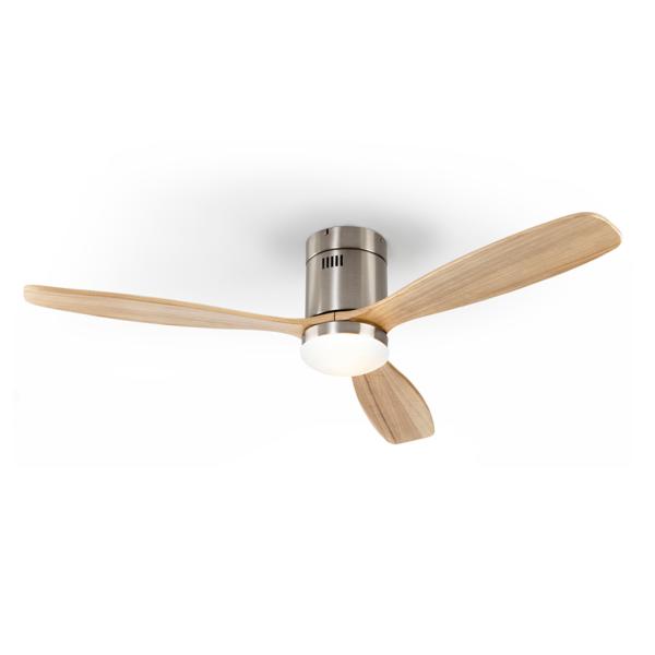 Ventilador SIROCO Níquel - Schuller - Motor DC LED Ø132cm