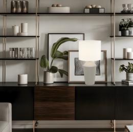 Sobremesa BARRON topo 1 x 60w e-27 - ALEMAR