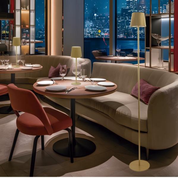 Sobremesa Sunset Oro Mate Alemar Bateria - Iluminación LED