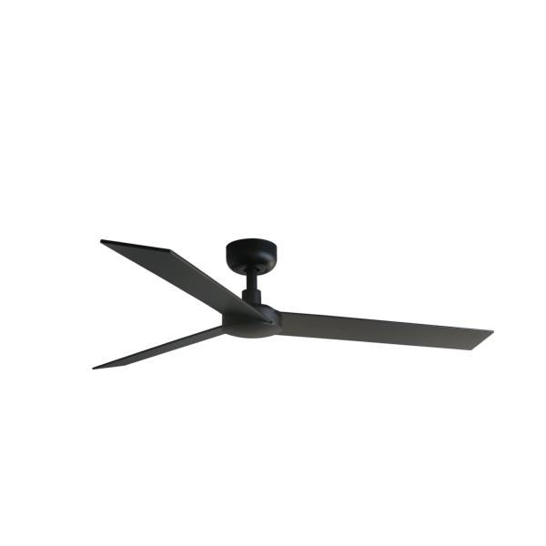 Ventilador Rudder L FARO - Negro - Sin luz - Ø132cm.