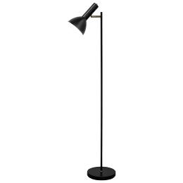 Pie salon LUMIERE negro 1 x 60w e-27 - ALEMAR