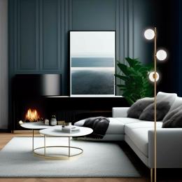 Pie salon RIVER 3 L laton-opal - ALEMAR