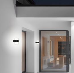 Aplique exterior bowl negro led 6w 3000k - ip54 - ALEMAR