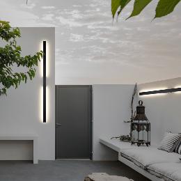 Aplique exterior Lotus Gris Oscuro Mantra - Luz LED 