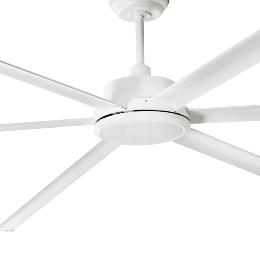 Ventilador Rotterdam 25 XXL Luz LED Blanco FARO - Ø250cm.