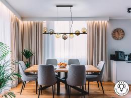 INOA-LAMPARA 7L NEGRO-SMOKE-AMBAR - SCHULLER