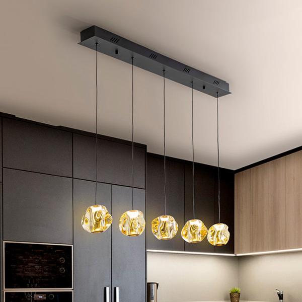 ZARIA LAMP 5L- NEGRO/BRONCE/AMBAR DIM - SCHULLER