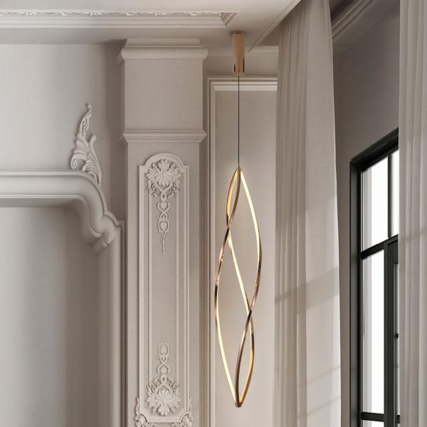 ADELE- LAMPARA GRANDE ORO ROSA - SCHULLER