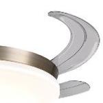 Ventilador Retractil Chloe-XL Cuero P&B - Motor DC. 50-122cmØ.