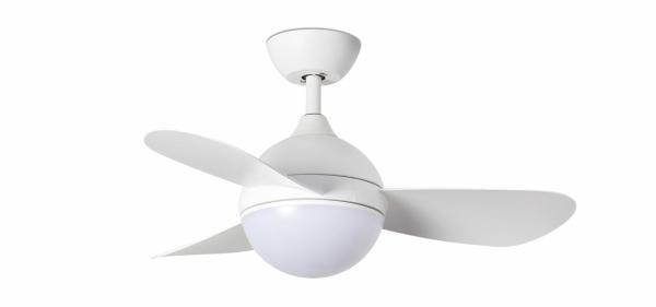 Ventilador HVAR S FARO Blanco - Luz LED - Ø97cm. 