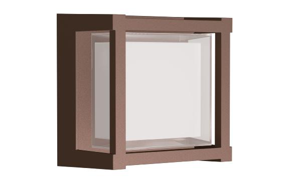 Aplique exterior CREEK Mantra Corten - Luz LED