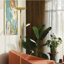 Pie de salon KOS amarillo led 18w+5w 1900+470 3000-6500k - ALEMAR