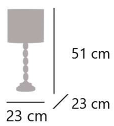 Portatil BRERA cromo 1 x 60w e-27 - ALEMAR