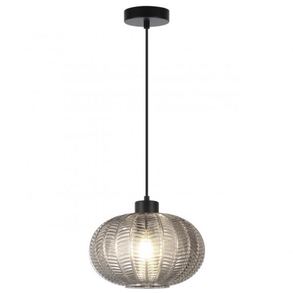 Colgante NAWA negro-fume 1 x 60w e-27 - ALEMAR